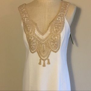 NWT Lily Pulitzer Largo white shift dress